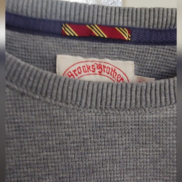 Men's Brooks Brothers brand thermal top Size XL - Picture 2 of 4
